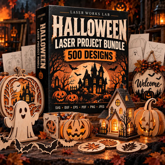 Halloween Laser Project Bundle — 500 Designs